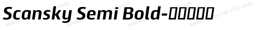 Scansky Semi Bold字体转换